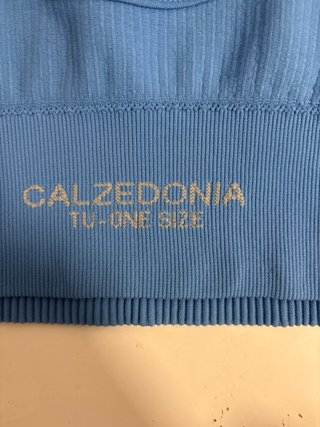 Top deportivo azul