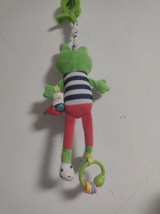 Peluche de rana para bebé