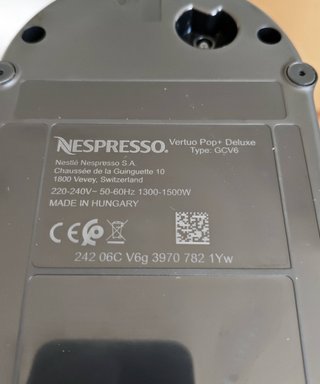 Macchina Caffè Nespresso Vertuo Pop Deluxe