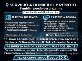 Servicio técnico informático | Reparación, montaje