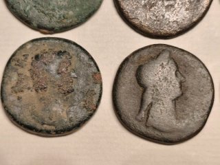 6 Monedas Romanas Sestercios Antiguas