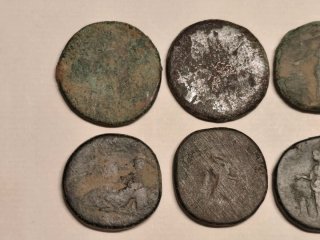 6 Monedas Romanas Sestercios Antiguas
