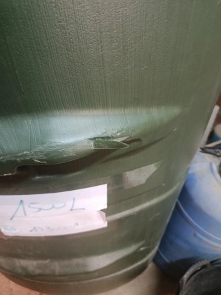 Depósito 1500 de fuel doble cuerpo y medidor