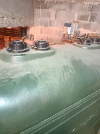 Depósito 1500 de fuel doble cuerpo y medidor
