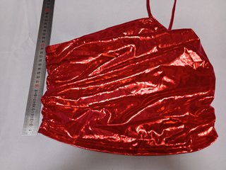 Conjunto SHEIN SXY rojo metalizado talla L NUEVO