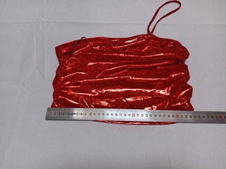 Conjunto SHEIN SXY rojo metalizado talla L NUEVO