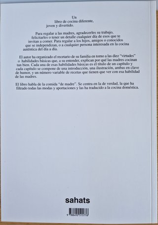 Libro de cocina. ¿Qué tienen las madres...?