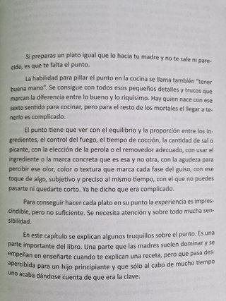 Libro de cocina. ¿Qué tienen las madres...?