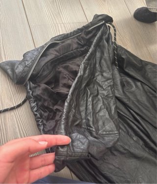 Chaqueta Zara con capucha negra Talla XS