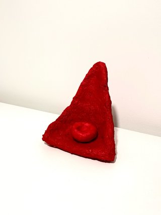 Portavelas escultural artesanal obra de arte única