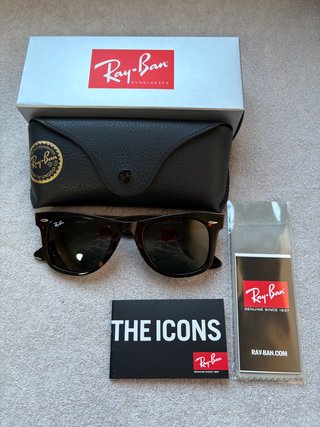 Gafas de Sol Ray-Ban Wayfarer Tortoise/G15 Green
