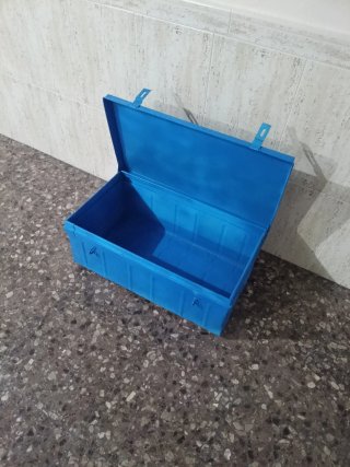 Baúl chapa azul gran capacidad