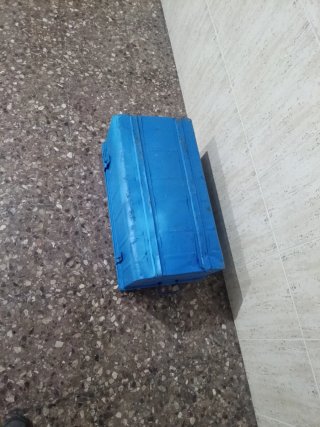 Baúl chapa azul gran capacidad