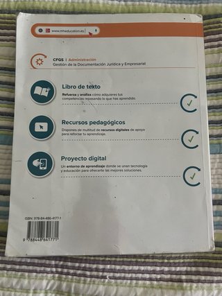 Libros primero Administracion y Finanzas