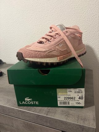 Zapatillas Lacoste Elite Active Rosa T. 40