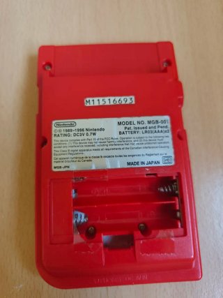 Nintendo Game Boy Pocket Roja (Leer)