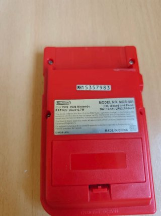 Nintendo Game Boy Pocket Roja (Leer)