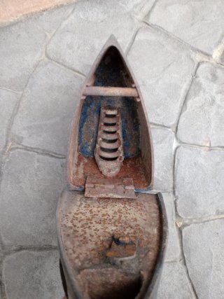 Planchas antiguas de hierro (2 unidades)