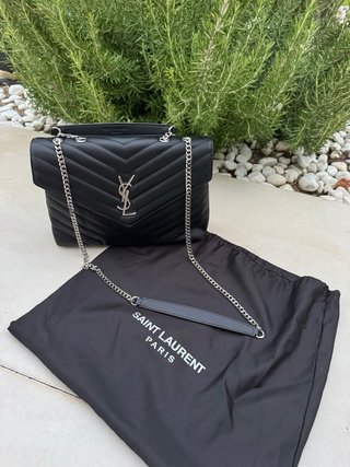 Bolso YSL Negro Piel Matelassé