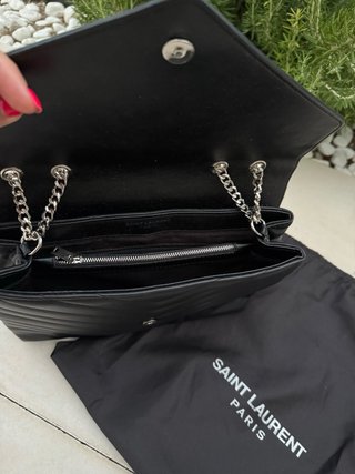Bolso YSL Negro Piel Matelassé