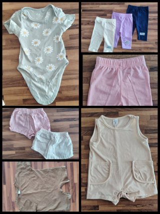 Lote Ropa Bebé Niña 1-3 Meses para el verano