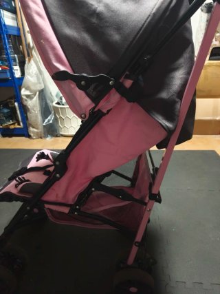 Carro de paseo rosa