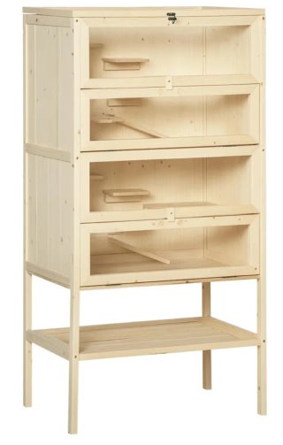 Casa para hámster de madera