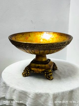 Centro de mesa Barroco vintage  dorado