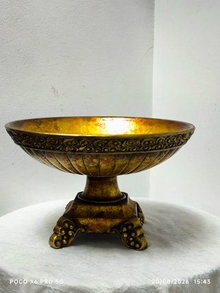 Centro de mesa Barroco vintage  dorado