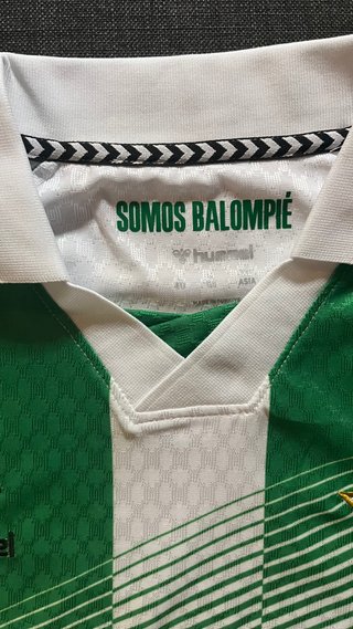 Camiseta Fútbol Hummel Verde/Blanca