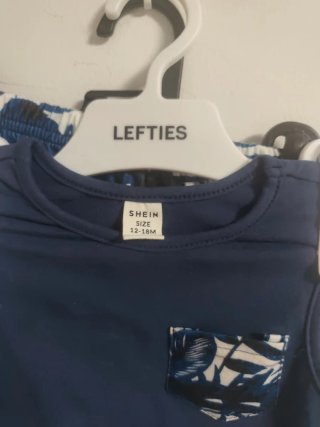 Conjunto de niño sin mangas