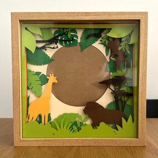 Marco Fotos infantil 3D jungla