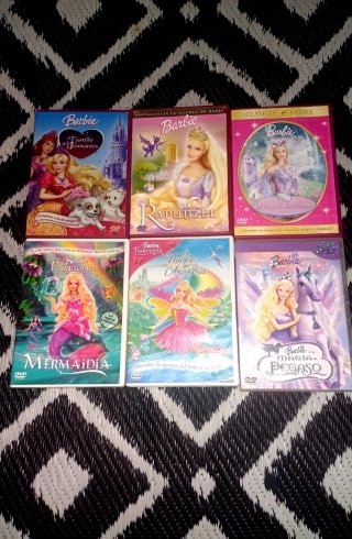 COLECCION BARBIE BAUL LATA DVD DESCATALOGADOS