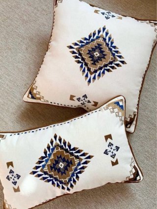 Fundas Cojines Diseño Etnico, 70% Lino, 100% nuevo