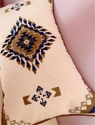 Fundas Cojines Diseño Etnico, 70% Lino, 100% nuevo