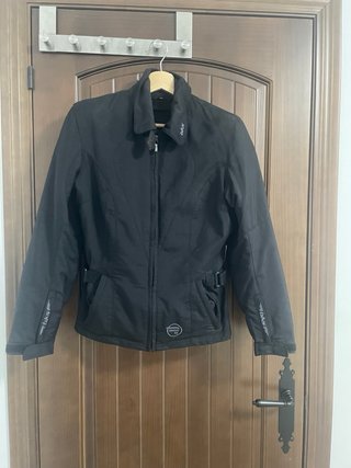 Chaqueta moto mujer negra BKS Talla M