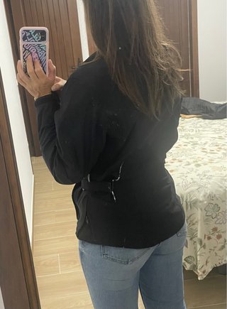 Chaqueta moto mujer negra BKS Talla M