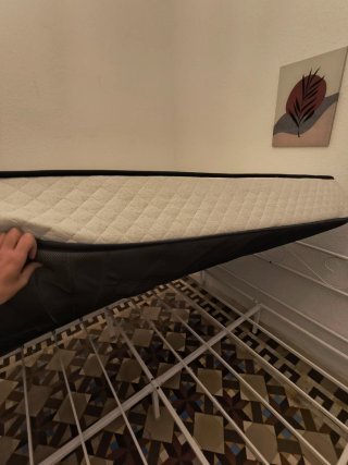 Cama Matrimonio 140cm Metal Blanca