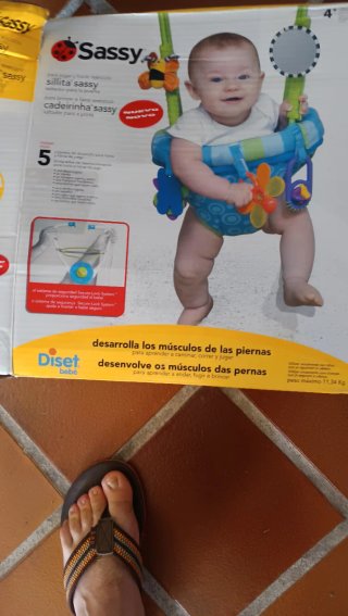 Columpio para bebé con asiento y asas