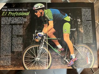 Revista Bicisport n.o 24 de abril 1991. John Tomac