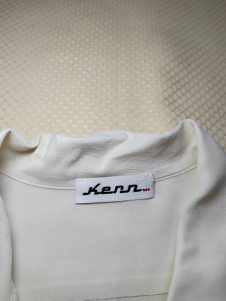 Blusa Xenn Seda Natural Beige Talla M