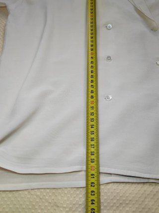 Blusa Xenn Seda Natural Beige Talla M