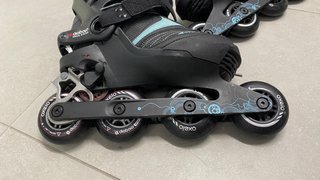 Patines Oxelo con protecciones y bolsa talla 36