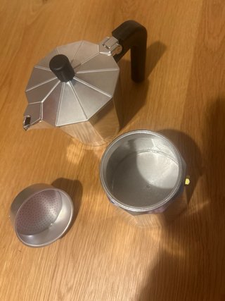 Cafetera Moka Aluminio Nueva