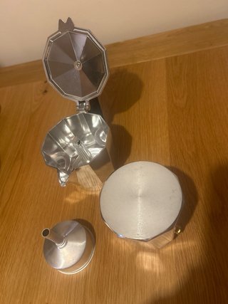 Cafetera Moka Aluminio Nueva