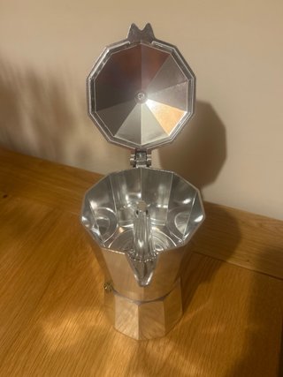 Cafetera Moka Aluminio Nueva