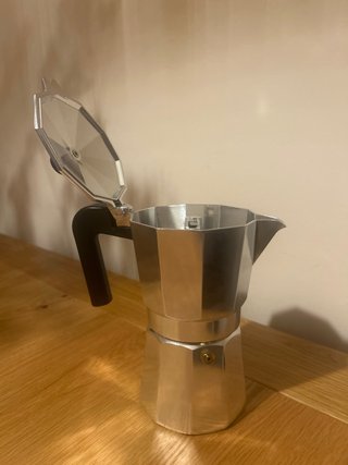 Cafetera Moka Aluminio Nueva