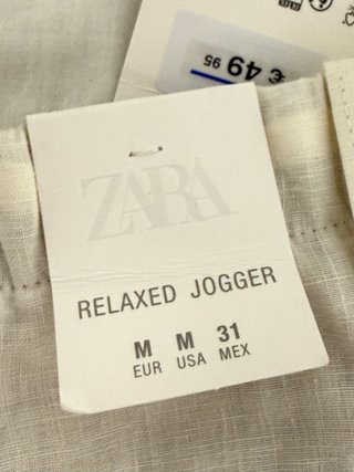 Pantalón Zara Beige Talla M