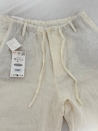 Pantalón Zara Beige Talla M