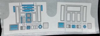 Pegatinas R2-D2 Vintage Kenner